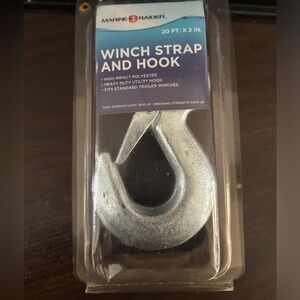 Winch Strap & Heavy duty utility hook